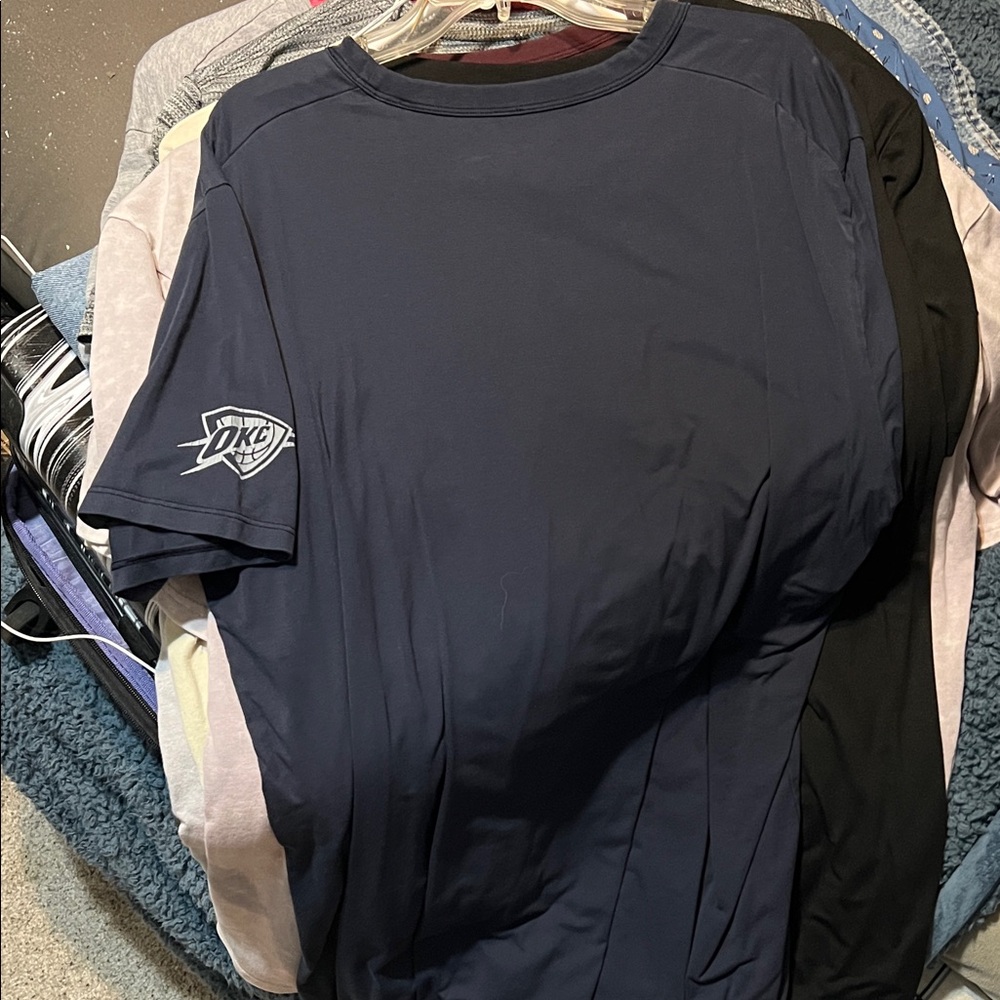 lululemon athletica Navy Blue Short Sleeve Tee